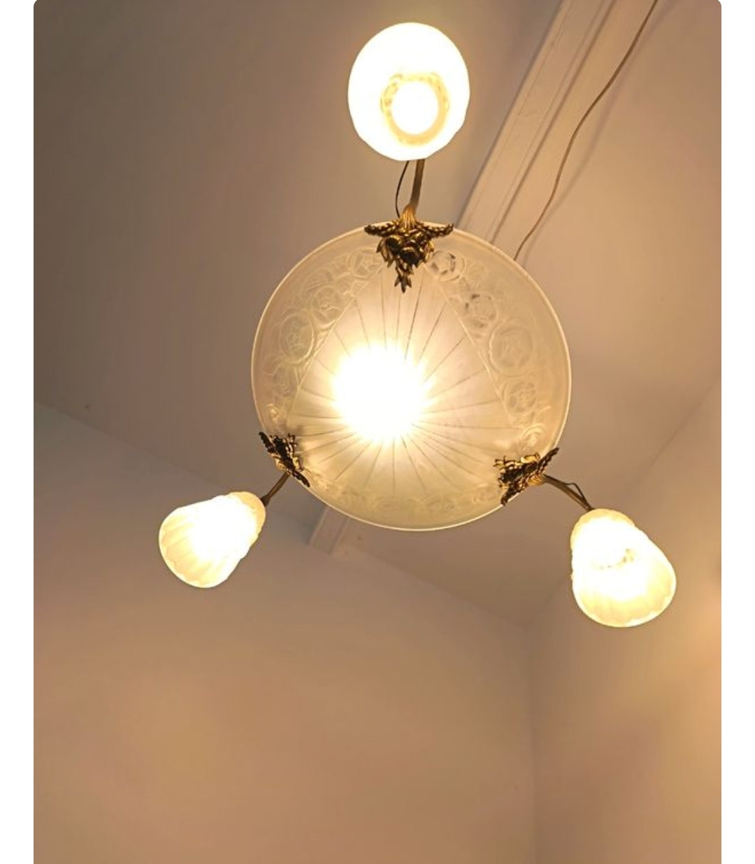 Lustre signé Degue (David guéron)