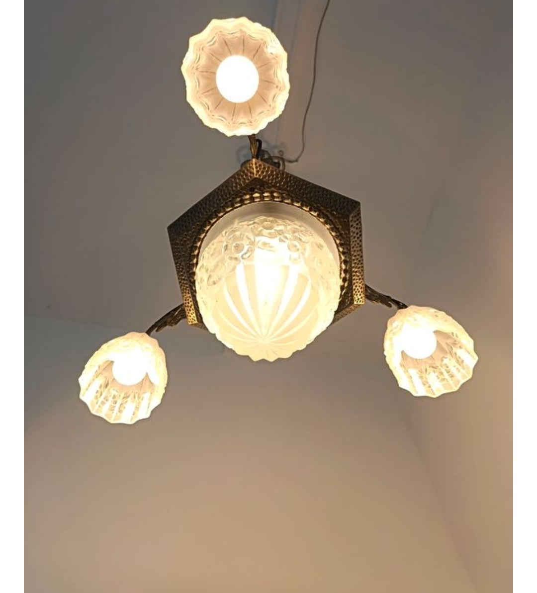 Lustre maison verreries des hannots