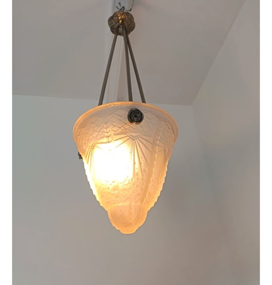 Lustre signé Muller Frères Lunéville