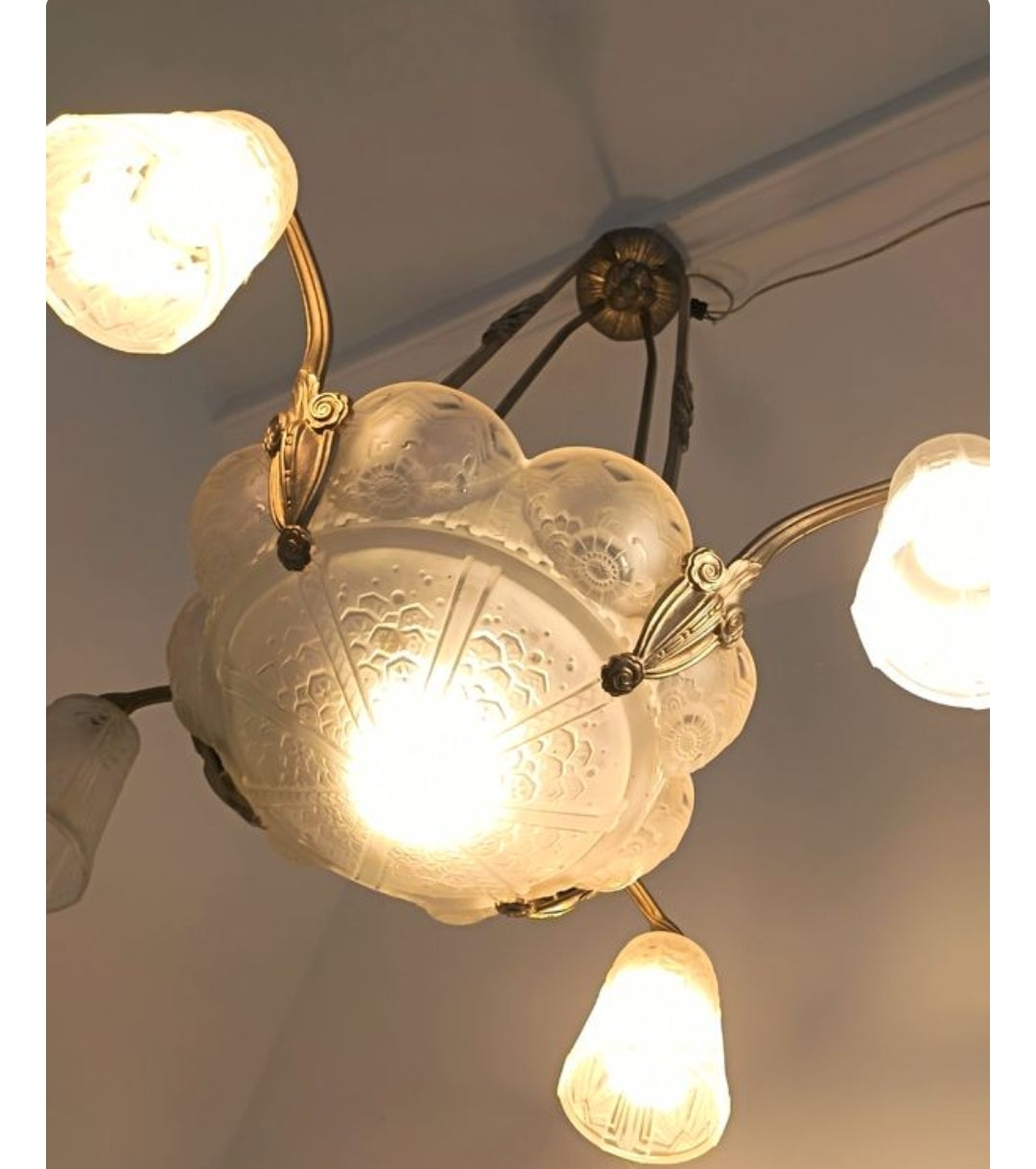 Lustre signé Muller Frères Lunéville