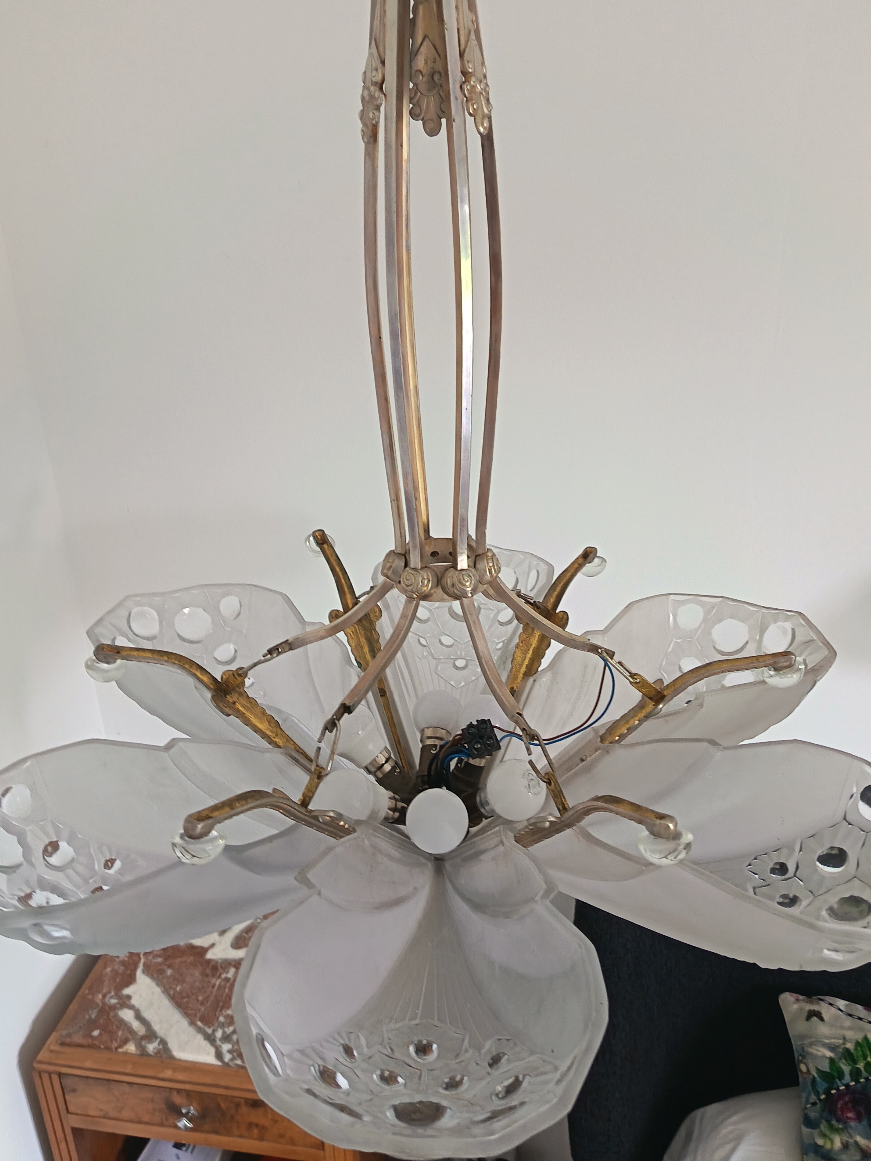 Lustre signé Muller Frères Lunéville